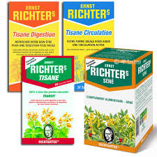 Arrivage lundi 6 avril 2020racine de rhubarbe, réglisse, anis, feuille de menthe poivrée.les très hautes qualités et l'efficacité des plantes, sélectionnées avec. Tisane Richter S Pack Decouverte Transit Sene Digestion Circulation
