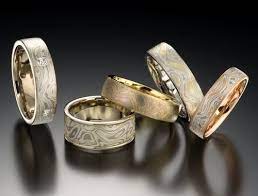 Mokume Gane Choices Mokume Rings By Krikawa Unique Engagement Rings Japanese Wedding Wedding Rings