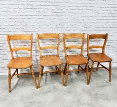 Modern portable counter height wooden long kitchen breakfast pub bar tables and stools chairs set. Set 4 Antique Kitchen Chairs In Antique Kitchen Chairs