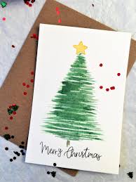 Using pen or sharpie, write out the key message the greeting card is intended to display. Set Of 5 Cards Merry Christmas Greeting Card Handmade Card Watercolor Christmas Tree Card Traditional Simple Minimalist Christmas Card 6x4 3 August 2021