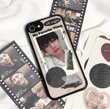 Aesthetic Phone Case Diy Clear Phone Case Kpop Black Polaroid In 2021 Diy Phone Case Diy Iphone Case Kpop Phone Cases