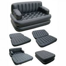 5 In 1 Sofa Bed Pure Comfort Air Matresses Inflatable Sofa Bed Camping Bed Sofa Bed Black
