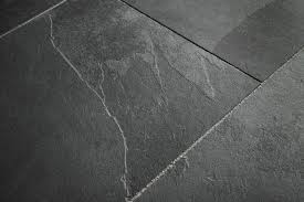 Each of the pieces in this collection have a modern, yet industrial. 12 X 12 Montauk Black Slate Gauged Field Tile