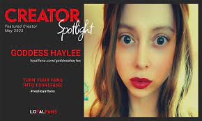 Goddess Haylee Named LoyalFans Featured Creator for May 2023 - Fleshbot
