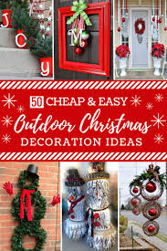 In today's video i am sharing how to create seven super cheap and easy diy christmas ornaments. 50 Cheap Easy Outdoor Christmas Decorations Easy Christmas Diy Diy Christmas Decorations Easy Christmas Decorations Diy Outdoor
