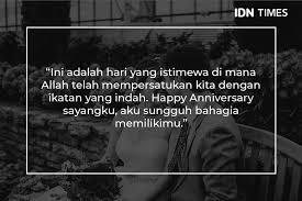 Jul 21, 2019 · kami berharap postingan tema acara halal bihalal diatas bisa berguna buat kalian. 20 Ucapan Anniversary Pernikahan Yang Menyentuh Hati