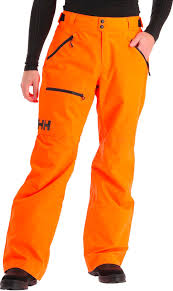 Helly-Hansen Sogn Cargo Pant Neon Orange Ski trousers : Snowleader