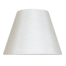 To measure the holder drop height, turn the lampshade upside down and hold pair a spider fitting with a harp lamp. Hampton Bay Mix And Match 13 Inch X 10 Inch Off White Empire Table Lamp Shade The Home Depot Canada