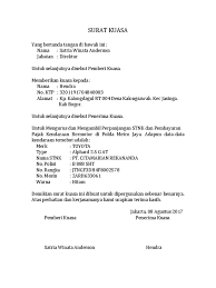 Surat kuasa balik nama bpkb kendaraan contoh surat balik nama bpkb. 17 Contoh Surat Kuasa Pajak Motor
