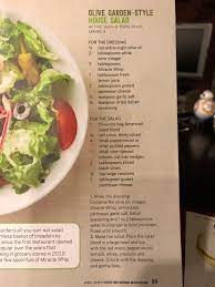 Olive Garden Style House Salad Olive Garden Salad Recipe House Salad Delicious Soup