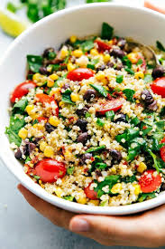 All of these healthy recipes are low in total fat, saturated fat, sugar and sodium. 16 Healthy Quinoa Recipes To Fill You Up