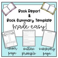 So a 6th grader must read a. Book Report Template For 5th Grade 4th 3rd Grade By Keep Your Spark