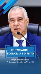 O ministro do Tribunal Superior do Trabalho (TST), Augusto César Leite de  Carvalho, aborda pautas importantes como a regulamentação do trabalho nas  plataformas (crowdwork) e a relação do direito com a ...