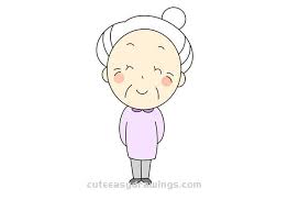 Do you want to learn how to draw cartoons, manga, animals and everything else? How To Draw A Cartoon Grandma Easy Step By Step For Kids Cute Easy Drawings