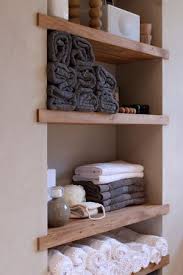 Kitchen storage a glass kitchen cabinet built into an alcove offers a place to store and display favourite items. Storage Idea Amenagement Salle De Bain Idee Salle De Bain Decoration Salle