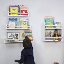 So, let these shelves show off how creative you are with. Buy Wallniture Utah Wall Mount Nursery Decor Kids Bookshelf Floating Wall Shelves Book Photo Display Varying Sizes Set Of 3 White Online In Indonesia B082xs9zxc