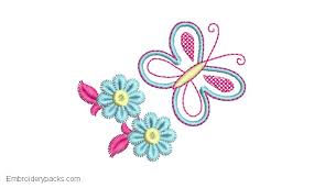 You can see it in action in this video. Fantasy Flowers Butterfly Embroidery Designs Flowers