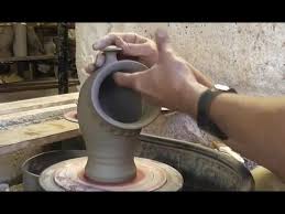 Spray/pour the water all around the lip of the second trash barrel, between where the barrels are stuck together. Throwing A Pottery Salt Jar Salt Pig Pot On The Wheel Youtube