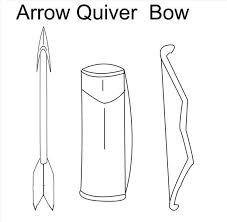 How To Draw Bows Arrows And Quivers Ehow Bow Drawing Bows Arrow Quiver