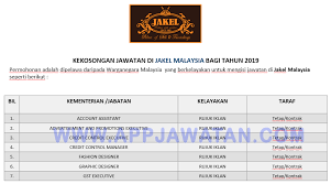 Kerajaan kelulusan minimum:sijil dan spm/spvm status pelantikan :tetap/kontrak. Jawatan Kosong Terkini Di Jakel Malaysia Appjawatan Malaysia
