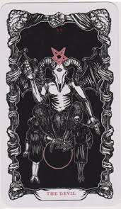 The devil represents the dark side they're trying to hide. Tarot Card Meanings X The Devil Keywords Temptation Unhealthy