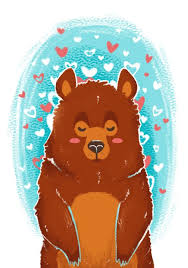 Love Bear By Aubry Joi Cohen Via Behance Love Bear Bear Illustration Kawaii Art