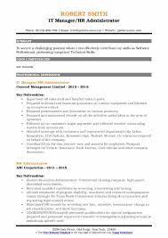 Shrm members have exclusive access to more than 1,000 job description templates. Hr Administrator Resume Samples Qwikresume