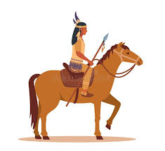 Indian Spear Horse Stock Illustrations ...
