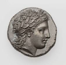 Tetradrachm Of Chalkidian League With Head Of Apollo Struck Under Ariston Ancient Greek Coin Ancient Coins Coin Art
