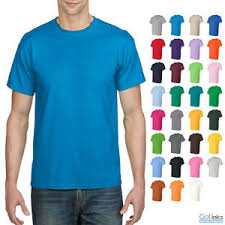Details About Gildan Mens Dryblend 50 50 Cotton Polyester Plain T Shirt Short Sleeve S 5x 8000