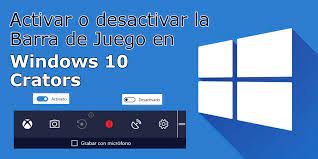 Si has eliminado esta aplicación, puedes volver a instalarla desde microsoft store. Como Activar O Desactivar La Barra Juego De Windows 10 Creators