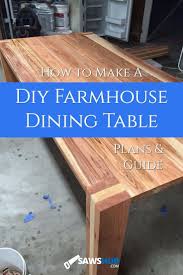 How To Build A Diy Farmhouse Dining Room Table In 2020 Diy Dining Room Table Farmhouse Style Dining Room Diy Furniture Table