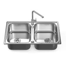 double kitchen sink 3d model $9 .obj