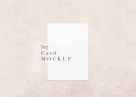 5x7 Mockup Pink Pastel Paper Mockup Invitation Mockup Free Psd Mockups Templates Mockup Free Psd