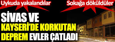 Afad, kayseri'de 3.5 büyüklüğünde bir deprem meydana geldiğini duyurdu afad yaptığı açıklamada, 02.34'te meydana gelen depremin büyüklüğünü 3.5, derinliğini ise. Kayseri De Deprem Evler Catladi Uykuda Yakalandilar Vatandas Sokaga Dokuldu