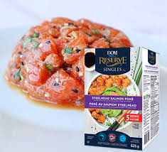 Kirkland farmed atlantic salmon nutrition. Poke Has Arrived Dom International