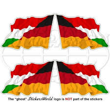 Die stadt kitzingen zeigt flagge und hisst zum zweiten mal binnen weniger wochen die regenbogenfahne am rathaus. Deutschland Ungarn Deutsch Ungarisch Wehende Flagge 50mm Aufkleber X4 Ebay