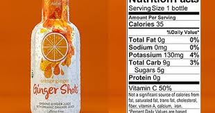 Did You Know Ginger Shots Have 40 Or Less Calories Per Bottle And Only Have 2 Simple Ingredients Organic Fruit And Ging Ginger Shot Ginger Juice Organic Fruit