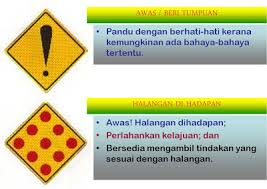 Jaringan jalan raya merupakan prasarana transpotasi darat yang memegang peranan yang sangat penting dalam sektor perhubungan terutama untuk kesinambungan distribusi barang dan jasa. Latihan Pendidikan Pemandu Kurikulum Pendidikan Pemandu Tanda Isyarat Lalulintas Highway Code