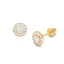 Buy online, pick up in store today! 14k Gold Earrings For Children Babies Tinyblessings Com