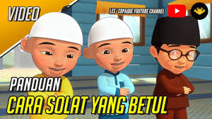 Cara menggambar anak sholat berjamaah youtube. Upin Ipin Panduan Cara Solat Yang Betul Youtube