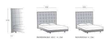Riviera gte dispone di 7 posti letto e 6 posti omologati. Letto Matrimoniale Misure