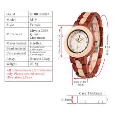 BOBO BIRD M19 Roman Number Date Display ...