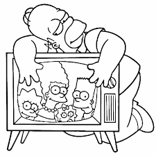 100 imagens grátis de excelente qualidade de impressão. 50 Desenhos Dos Simpsons Para Colorir Como Fazer Em Casa