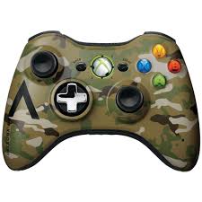 Amazon Com Xbox 360 Wireless Controller Camouflage Video Games Xbox 360 Controller Xbox Controller Wireless Controller