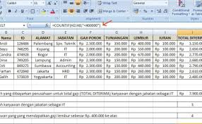 Pada gambar diatas bisa anda lihat total gaji 5 orang karyawan dengan masing masing gaji pokok (gp), tunjangan jabatan (tj), pajak (pj) 2,5 persen dari gaji. Contoh Laporan Gaji Karyawan Perusahaan Contoh Diam Cute766