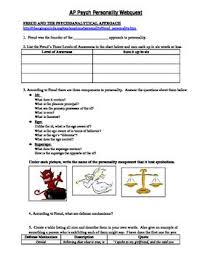 Chapter 15 Personality Webquest Ap Psychology Webquest Psychology