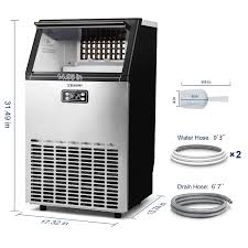 Opal countertop nugget ice maker. Buy Euhomy Commercial Ice Maker Machine 100lbs 24h Stainless Steel Under Counter Ice Machine With 33lbs Ice Storage Capacity Freestanding Ice Maker Freestanding Ice Maker Machine Online In Turkey B07w48p1hk
