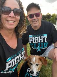 Sending all our 🩵 ☀️ 🐶 plus a faint, random 🌈 to Kelsey today and every  day forward