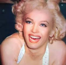 Marilyn Monroe having her legs made up, 1951